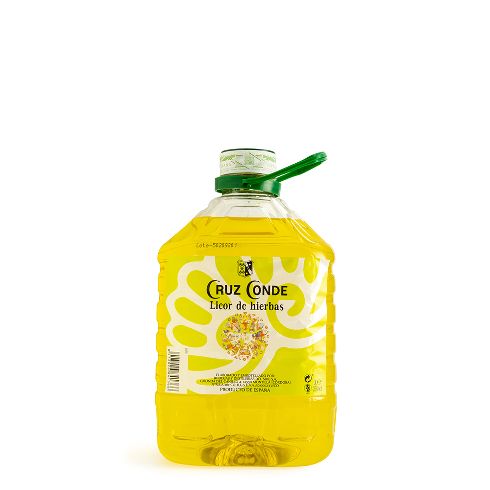 Licor Orujo Hierbas 3 L Cruz conde