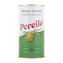Aceitunas Gordal Deshuesada Picante Perello Lata 4 kg