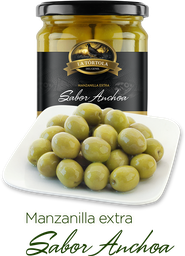 Aceitunas Manzanilla Extra Sabor Anchoa La Tortola Lata 4 Kg (2,5 kg)