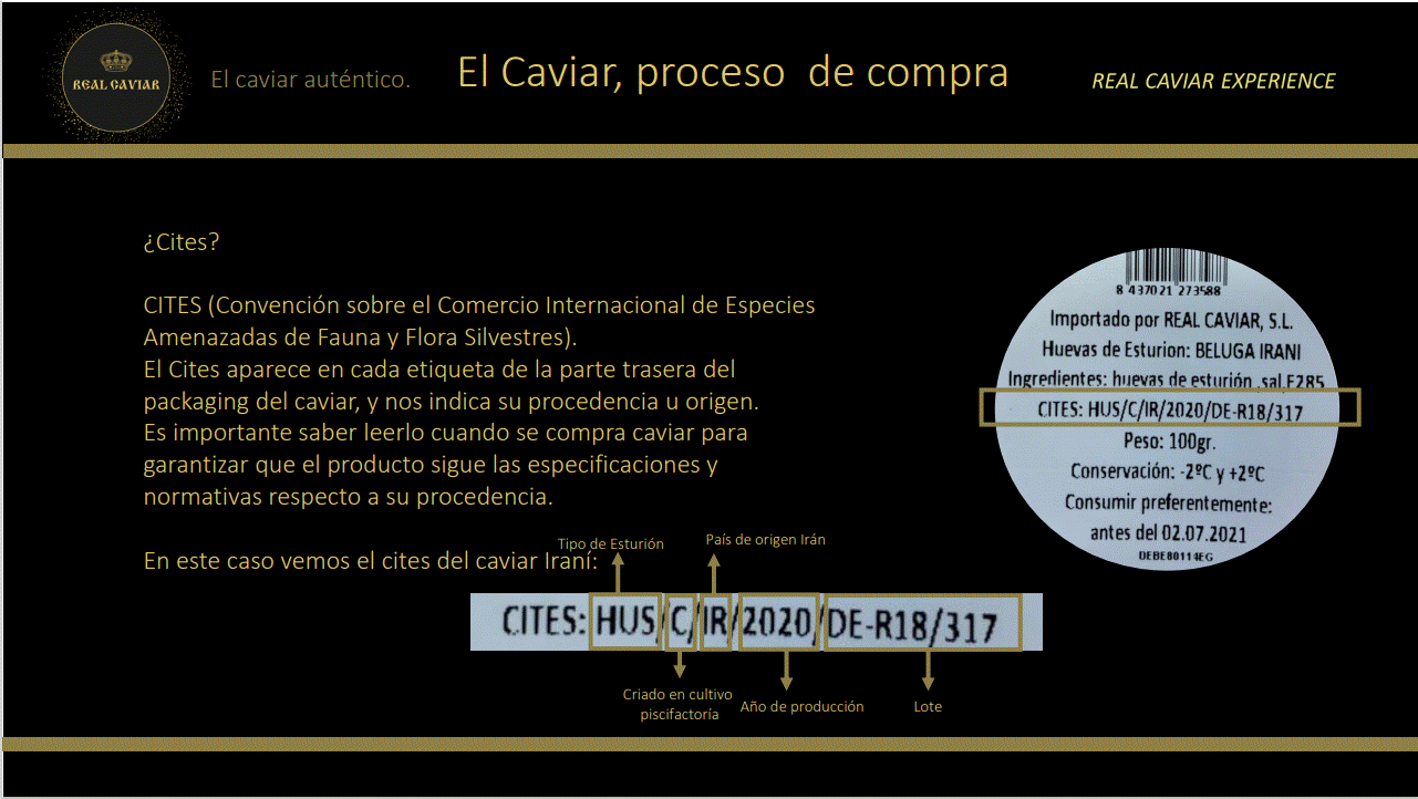 Caviar Osetra "00" 250 grs