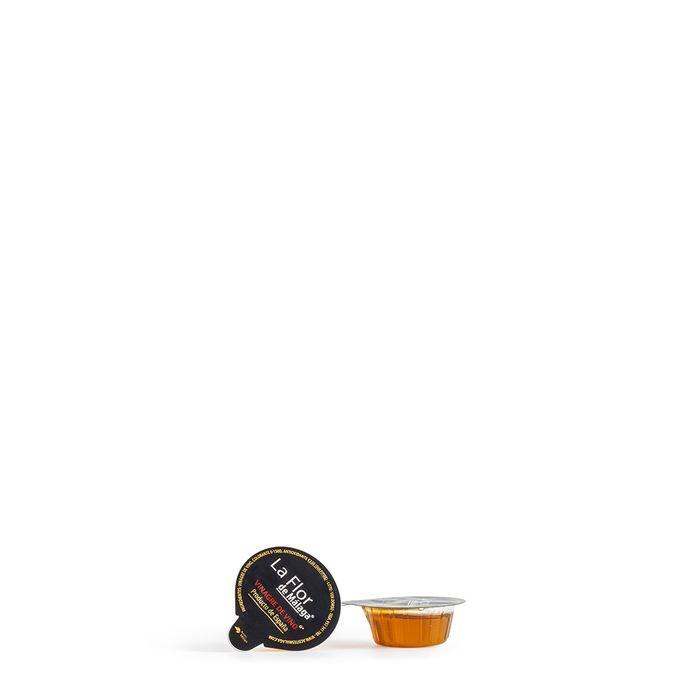 Vinagre Vino MONODOSIS ( 10 ml- 240 uds) &quot;La flor de Malaga&quot;