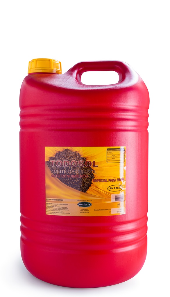 Fritura Todosol Girasol ALTO OLEICO 25 L