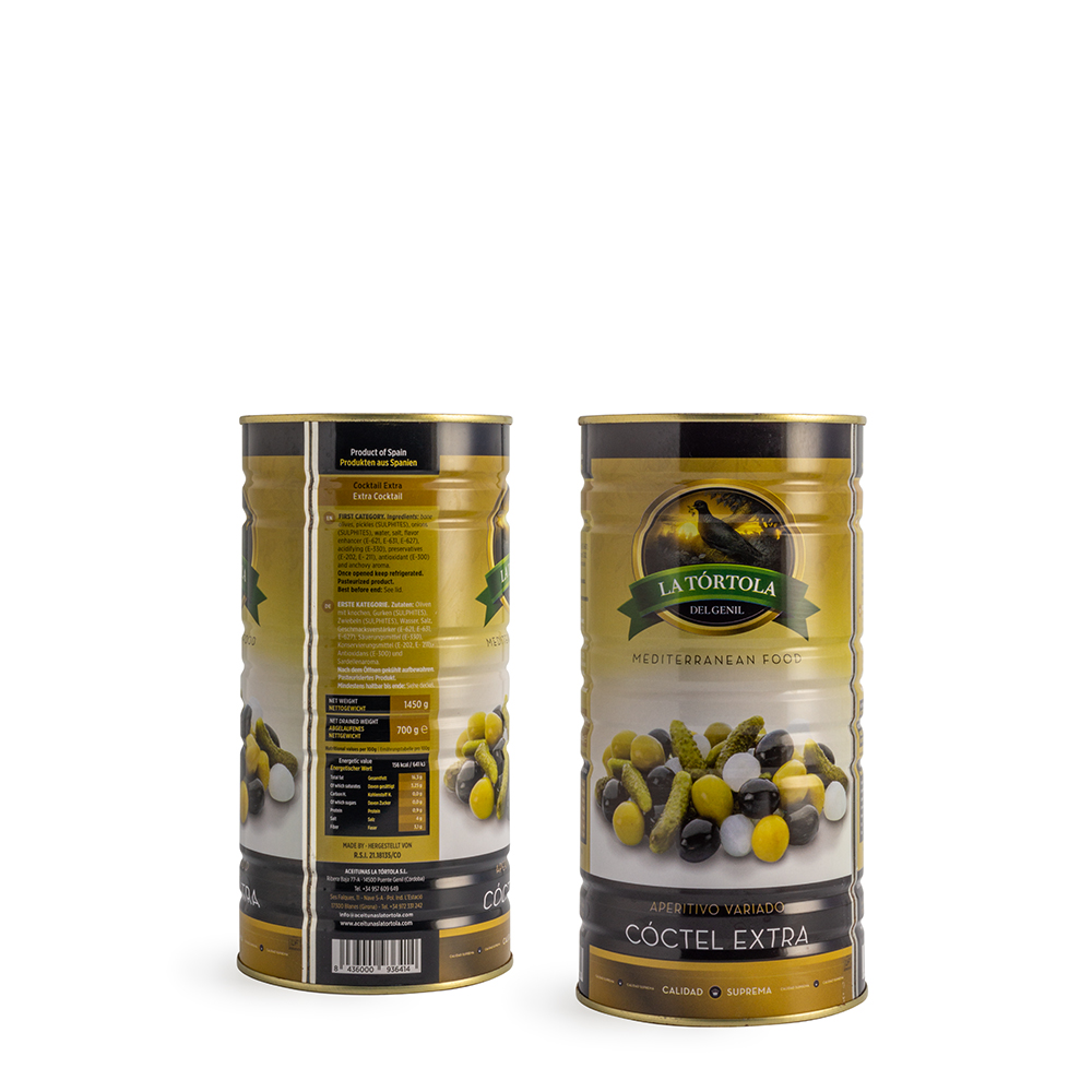 Lata Cocktail Extra La tortola 1.4 kg