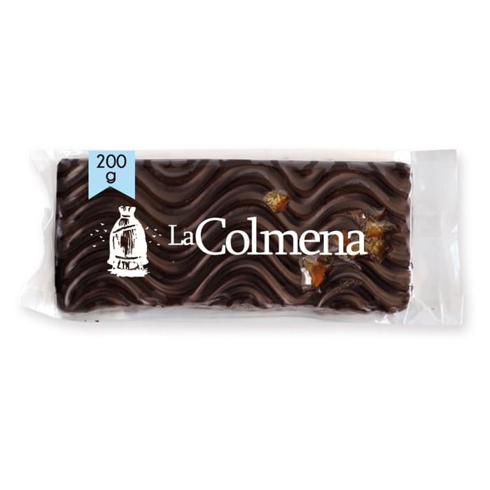(16143)Turrón Chocolate Trufado naranja La Colmena 200 grs