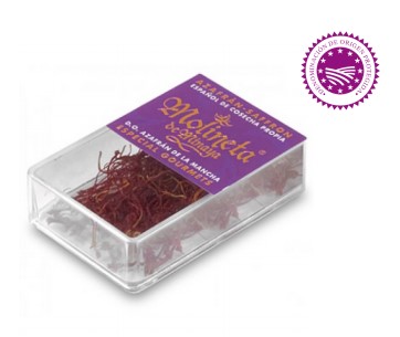 Azafrán 2 grs Molineta (caja plástico)