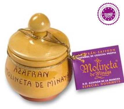 Azafrán 1 grs Molineta (Orza de barro)