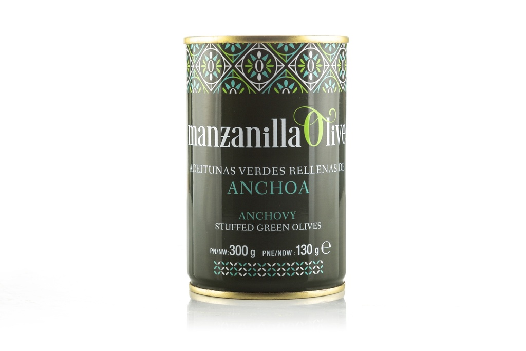 Manzanilla Rellena anchoa Lata 200 grs Manzanilla Olive