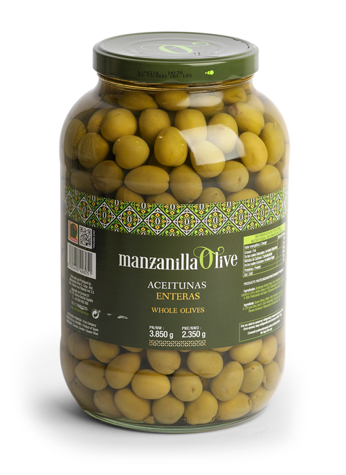 Gordal Verde C/Hueso  2.5  kg Manzanilla Olive