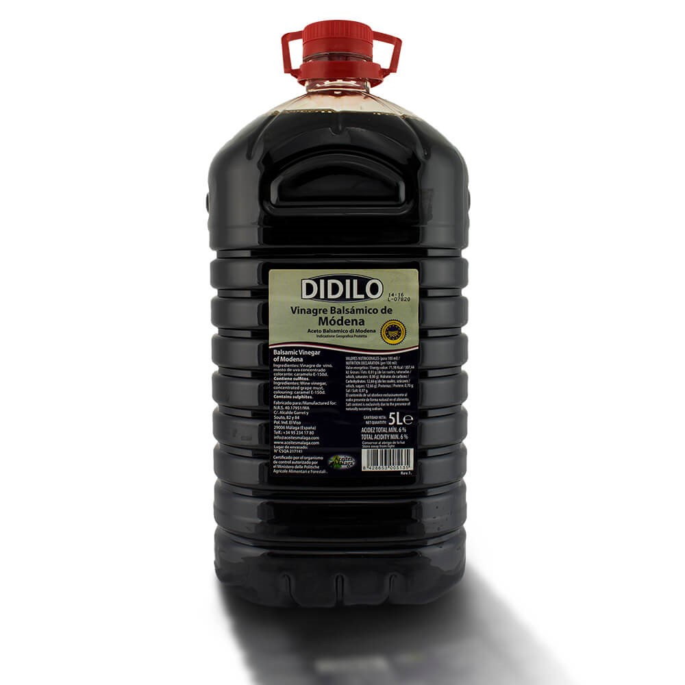 Vinagre Balsamico PET 5 L "La flor de Malaga"