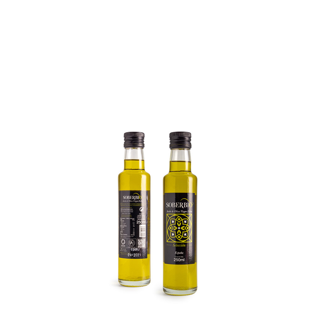 AOVE Aceite de Oliva Virgen Extra Soberbio Seleccion Vidrio Dorica 250 Ml
