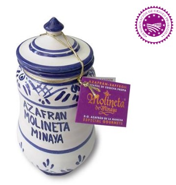 Azafrán 1 grs Molineta (Frasco vidrio cuadrado)) (copia)