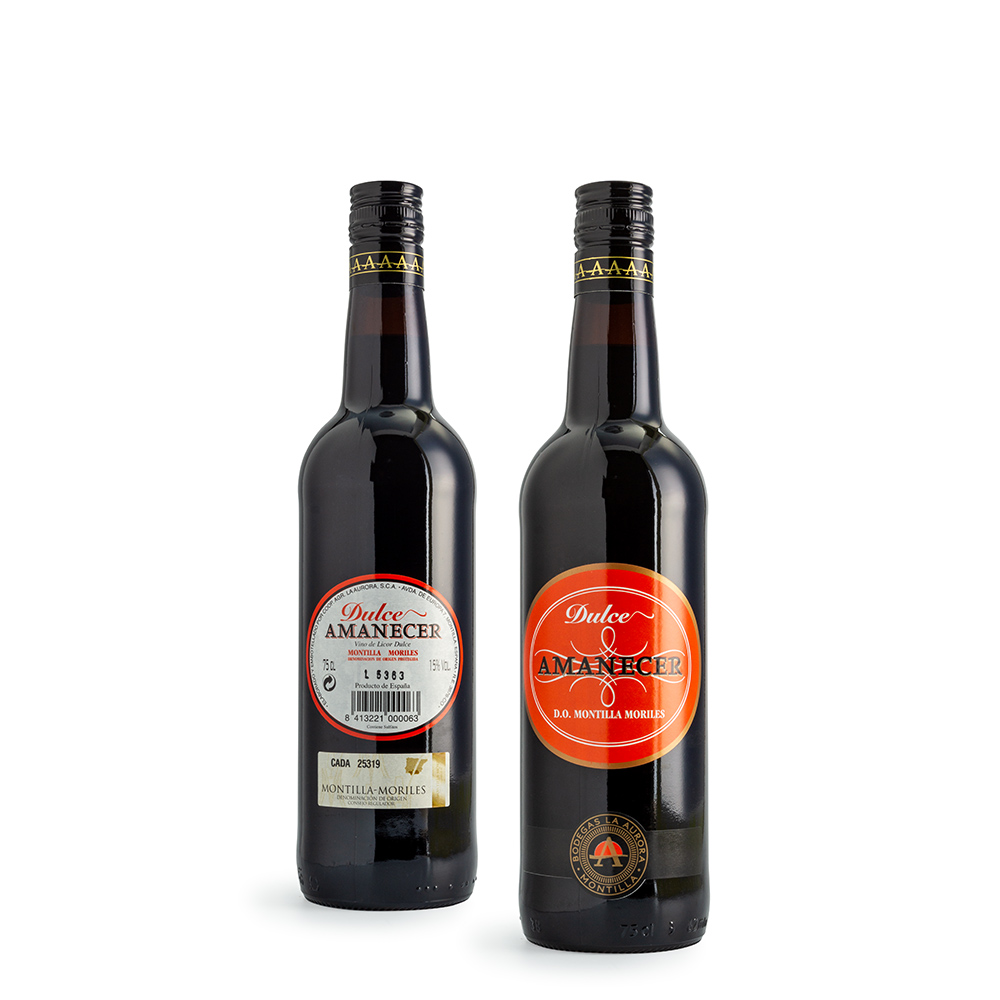 PX + Moscatel Vino Cocina (Dulce Amanecer)
