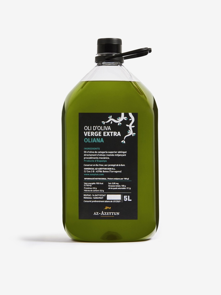 AOVE Virgen Extra Oliana Az Azeytun PET 5l