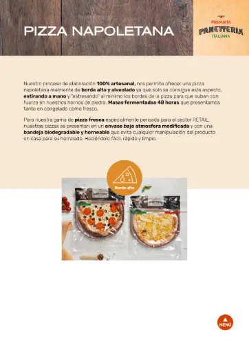 Pizza Napolitana Borde Alto