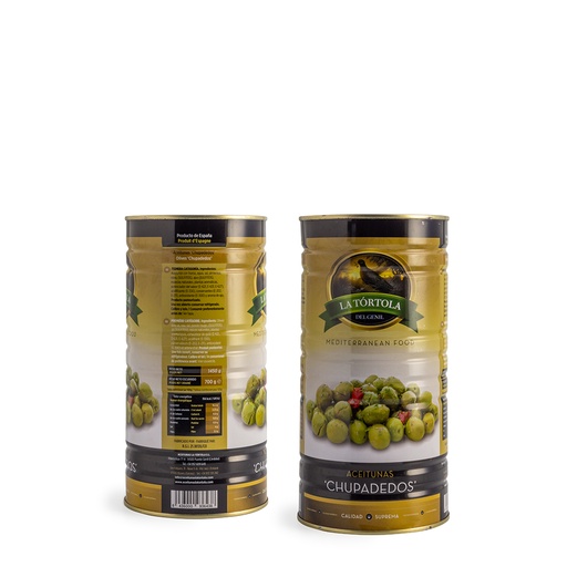 Lata Chupadedos La tortola 1.4 kg