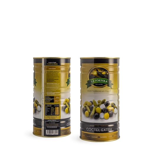 Lata Cocktail Extra La tortola 1.4 kg