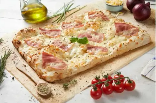 PIZZA BANDEJA CUADRADA ALTA Y ESPONJOSA
