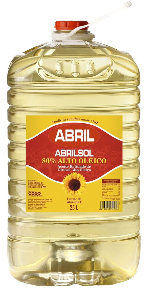 Girasol Abrilsol Alto Oleico 80%